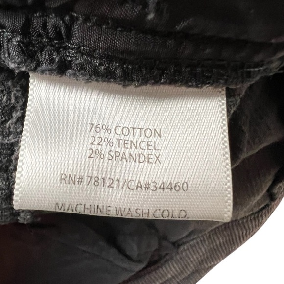 Eileen Fisher Grey Corduroy Pants Womens SZ 12 *Front pockets have holes MidRise - Picture 3 of 10